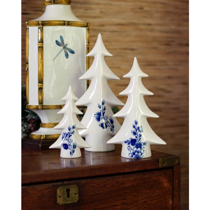 Small Delft Blue Christmas Tree – 15 cm