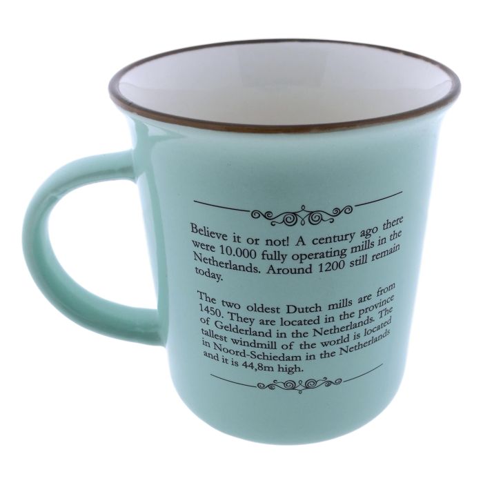 Mok Memoriez - Hollandse Molens - Mint, Groot