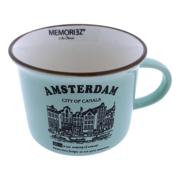 Mok Memoriez - Amsterdam Kanalen - Mint - Klein