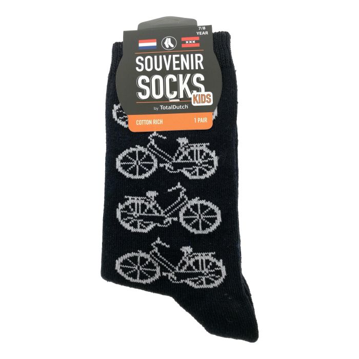Kindersokken "Navy Fietsen" , 7-8 jaar