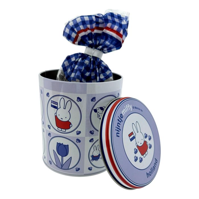 Nijntje Souvenir Blauw Blik met stroopwafels