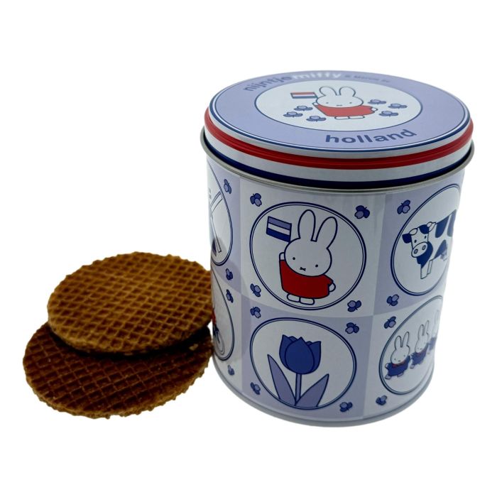 Nijntje Souvenir Blauw Blik met stroopwafels