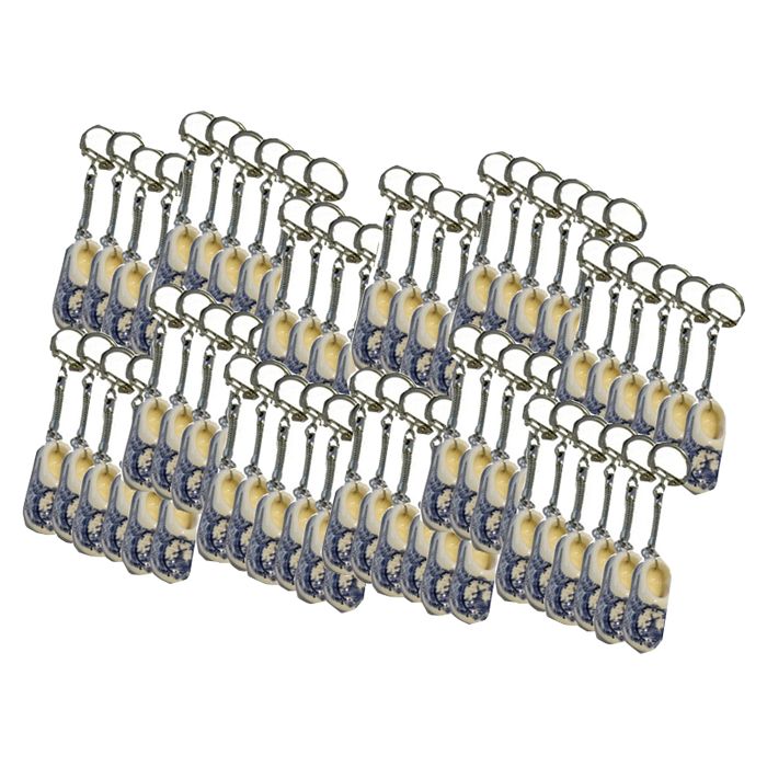 Sleutelhanger 1 DB keramisch klompje, 120 stuks