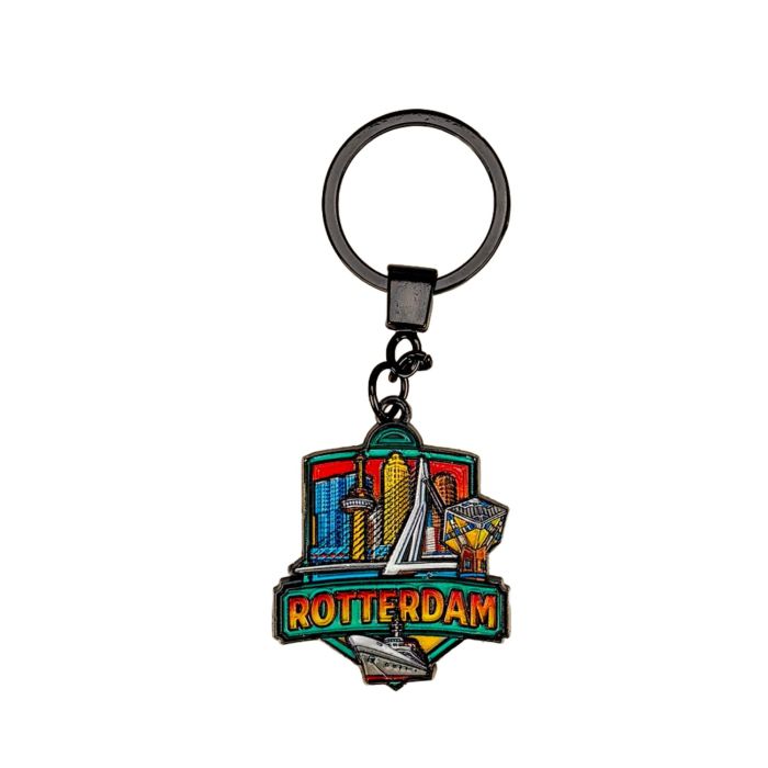 Keyring Sunset Shield Rotterdam