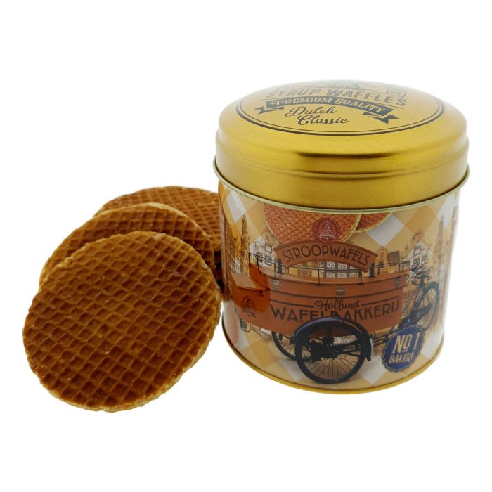 Stroopwafel Cadeau "Bakkersfiets Holland"