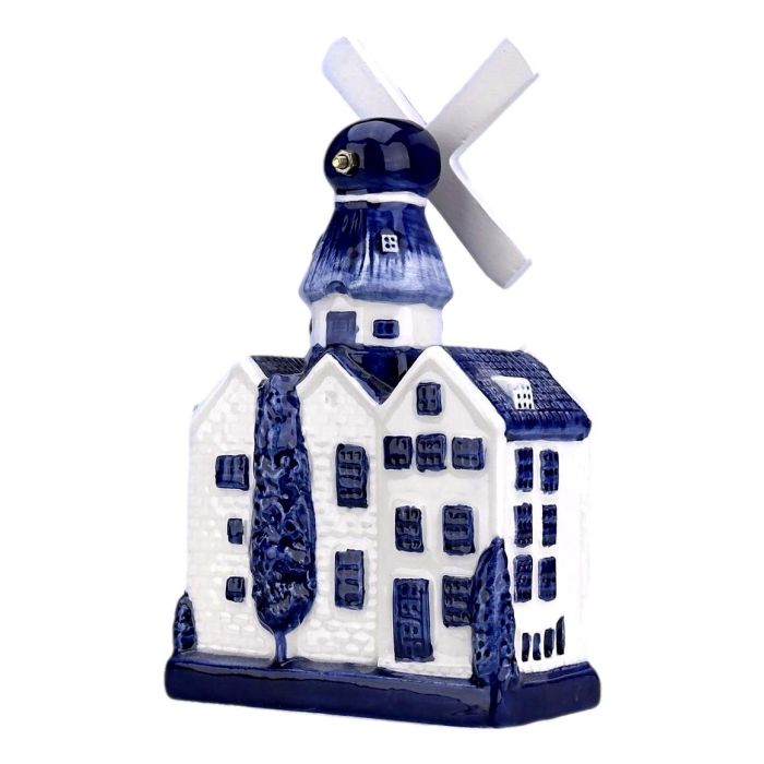 Amsterdam Windmill - Delftware in box , 15 cm