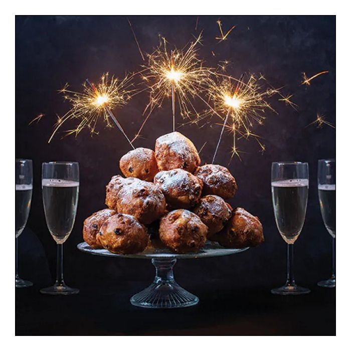 Pakje Servetten "Oliebollen" 
