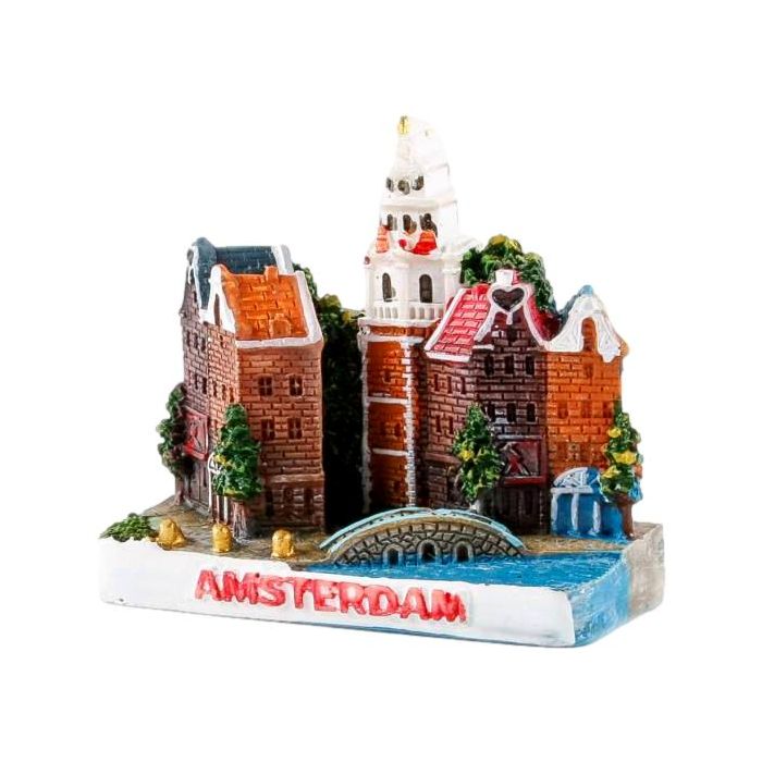 3D magneet stadstafereel Amsterdam