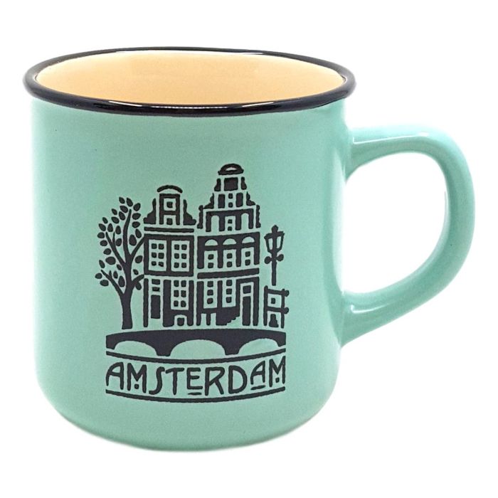 Mok Amsterdam groen - klein