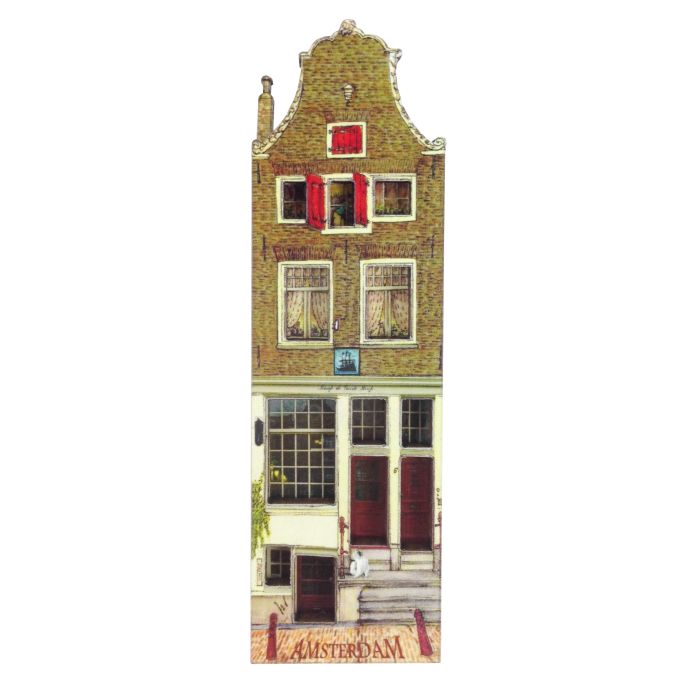 Koelkast magneet Amsterdam "Huis met 2 deuren Amsterdam"