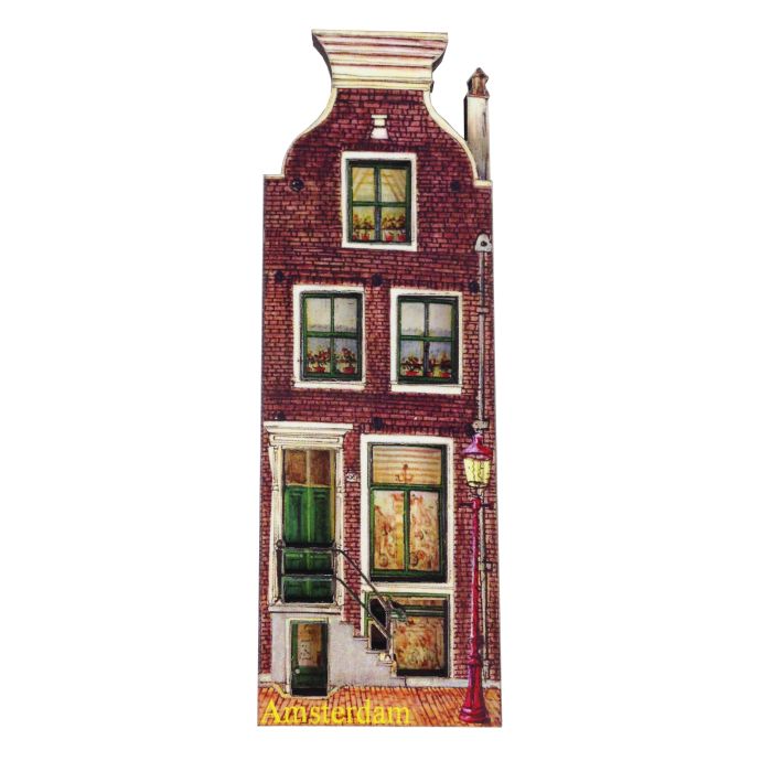 Koelkast magneet Amsterdam "Huis met lantaarn Amsterdam"