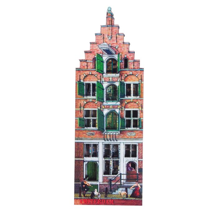 Koelkast magneet Amsterdam "Huisje Oude Schans"