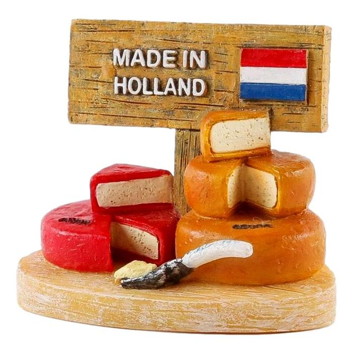 Magnet polystone 3d cheese board Holland