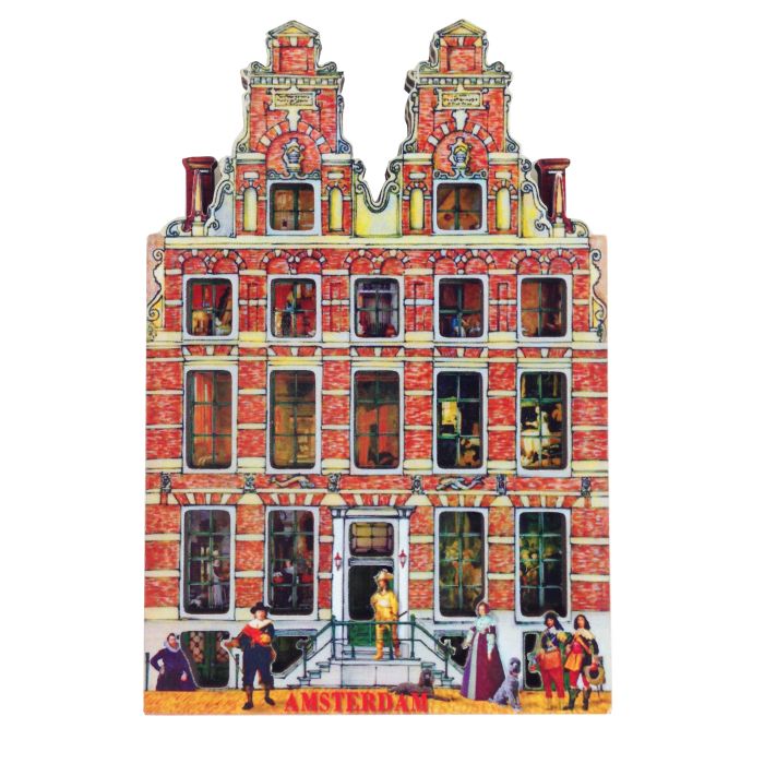 Koelkast magneet Amsterdam " De Dolfijn"