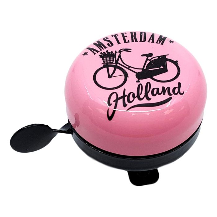 Fietsbel Fiets roze - klein