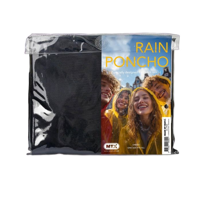 Regenponcho Zwart