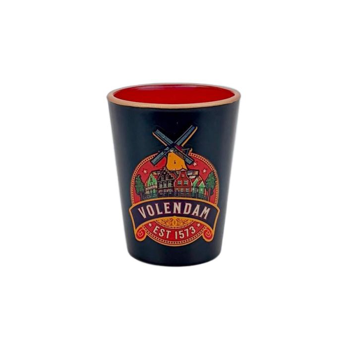 Shotglas Round Label Volendam