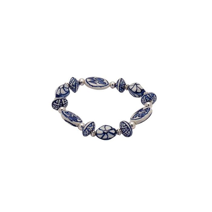 Armband Delfts Blauw Tulpen