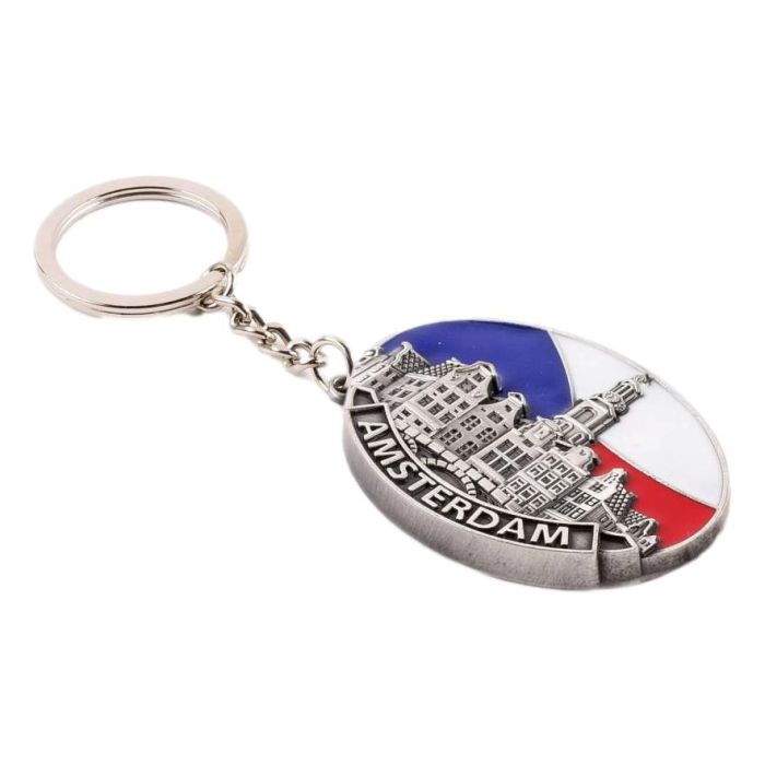 Keychain Amsterdam and Flag 