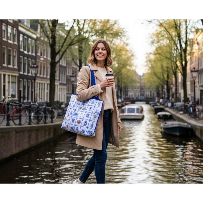 LOQI DELFT Heritage Recycled Bag