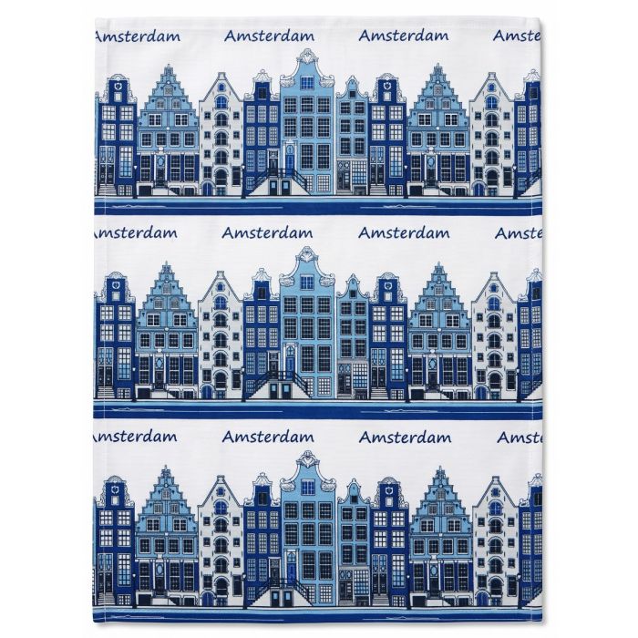 Theedoek Amsterdam Delftsblauw