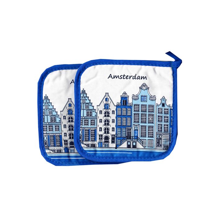 Pannenlappen Amsterdam Delftsblauw