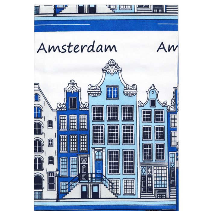 Schort Amsterdam Delftsblauw