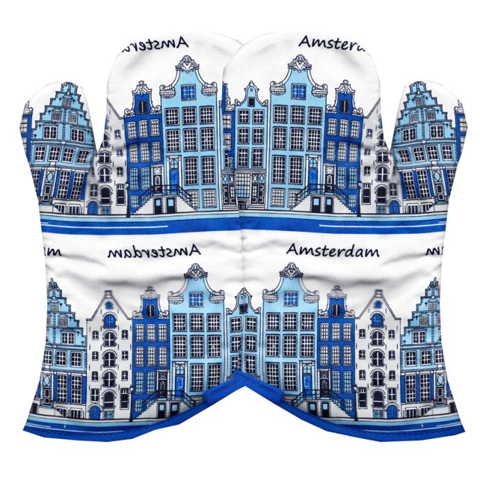 Ovenwanten Amsterdam Delftsblauw