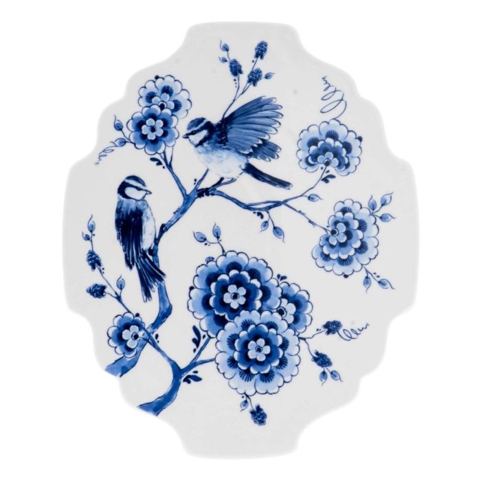 Applique Delfts Blauw - Vogels - 27 cm