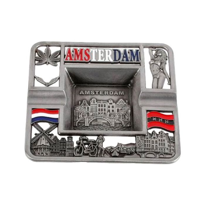 Asbak "Amsterdam, Vierkant"