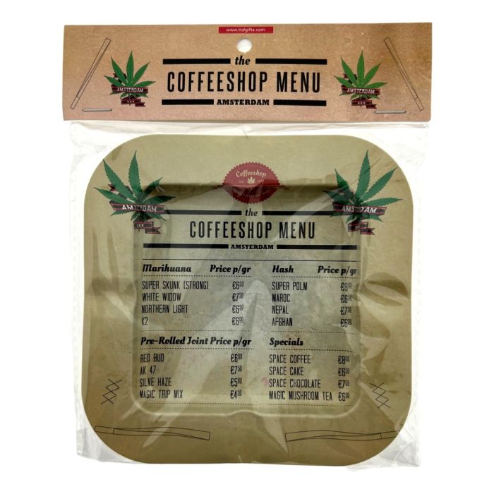 Asbak Coffeeshop Menu Amsterdam