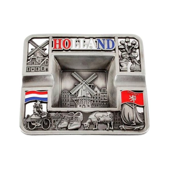 Asbak "Holland, Vierkant"