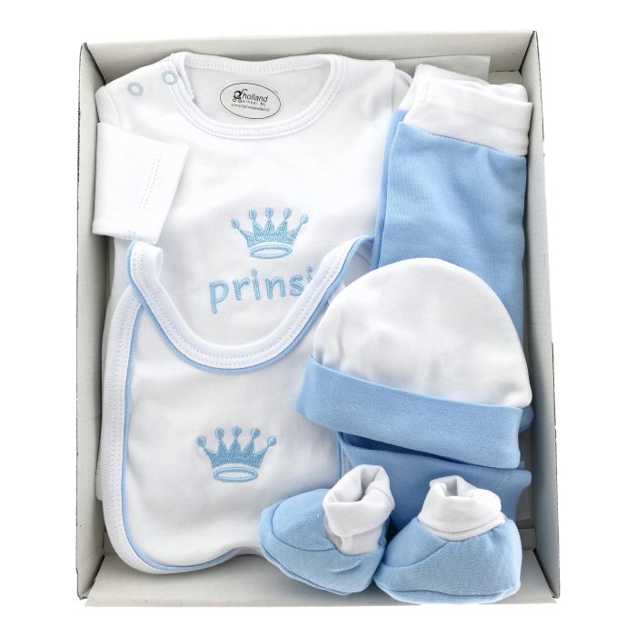Baby Cadeauset "Prinsje" , 5 delige set