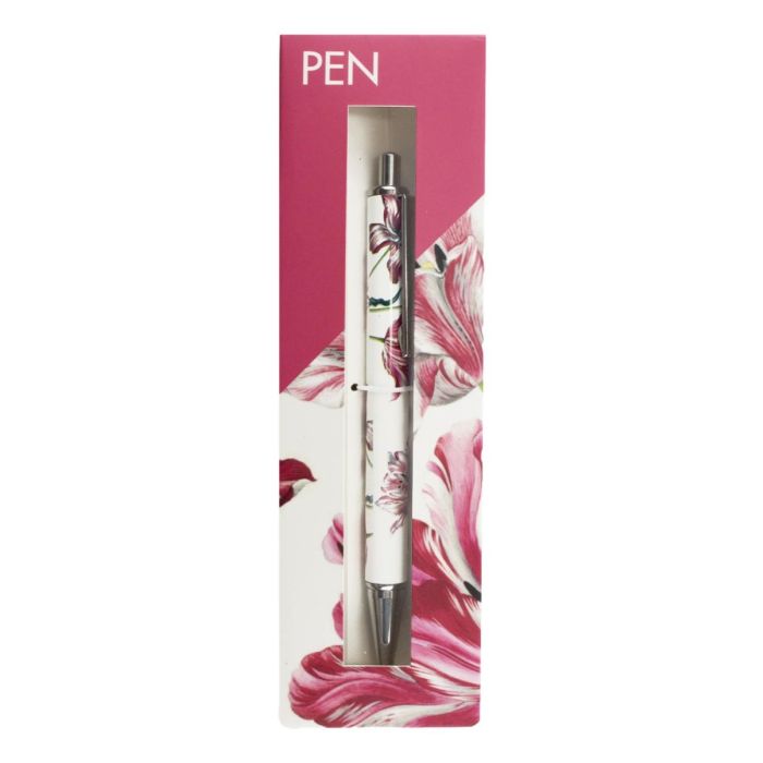 Ballpen in box,  Three Tulips, Maria Merian