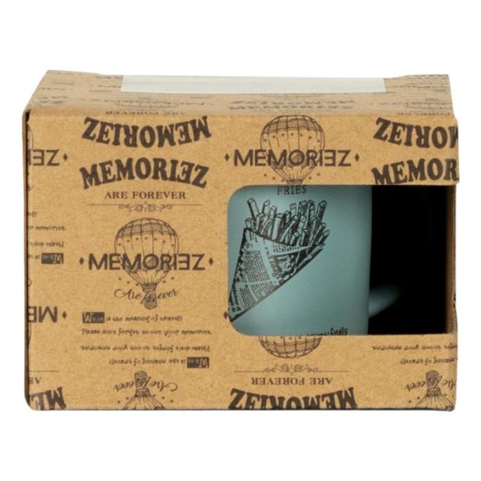 Memoriez Belgische Friet Mok - Navy Mat