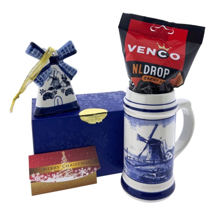 Kerst Cadeauset Molen & Bierpul