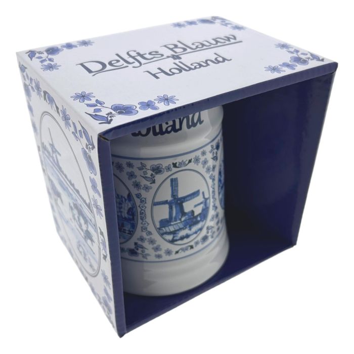 Beer mug Holland Delft Blue