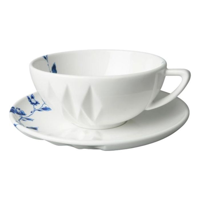 Kop en schotel "Blauw Vouw"