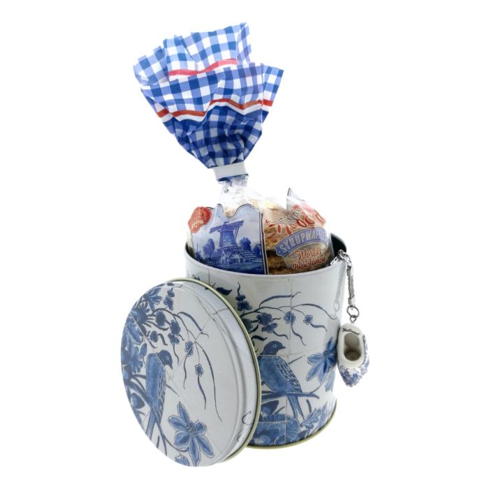 Stroopwafels in Blik "Blauwe Vogels"