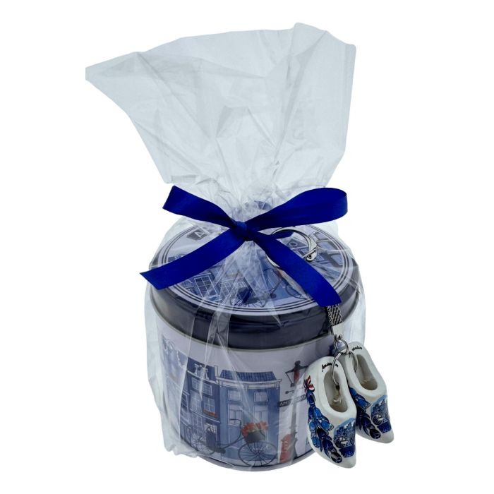 Stroopwafels in blik "Amsterdamse Grachten", cadeau