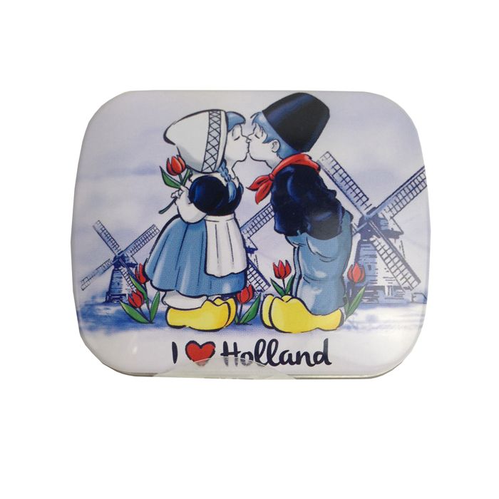 Pepermunt in blikje, Kussend Paar Holland