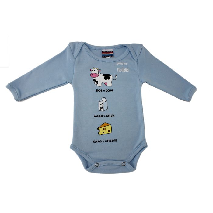 Baby Romper Blauwe Koe
