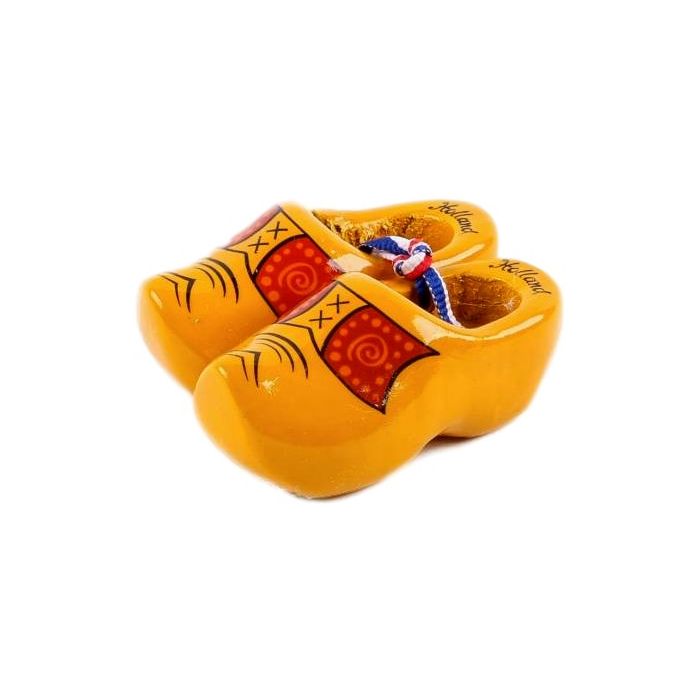 Set wooden clogs 6 cm, Farmer Yellow