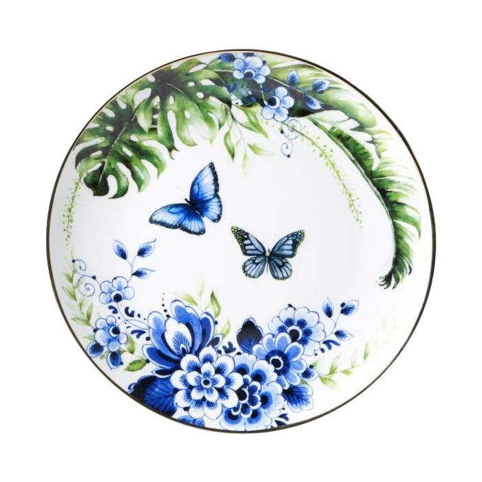 Wall plate "Butterfly Garden", 20 cm