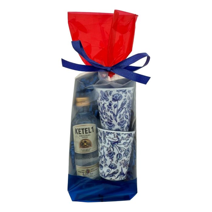 Delft Blue Flowers Shot Glasses