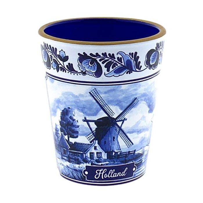 Shot glass Delft Blue Landscape