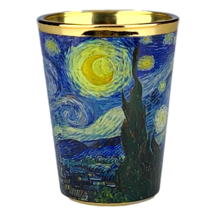 Borrelglaasje Sterrennacht, Vincent van Gogh