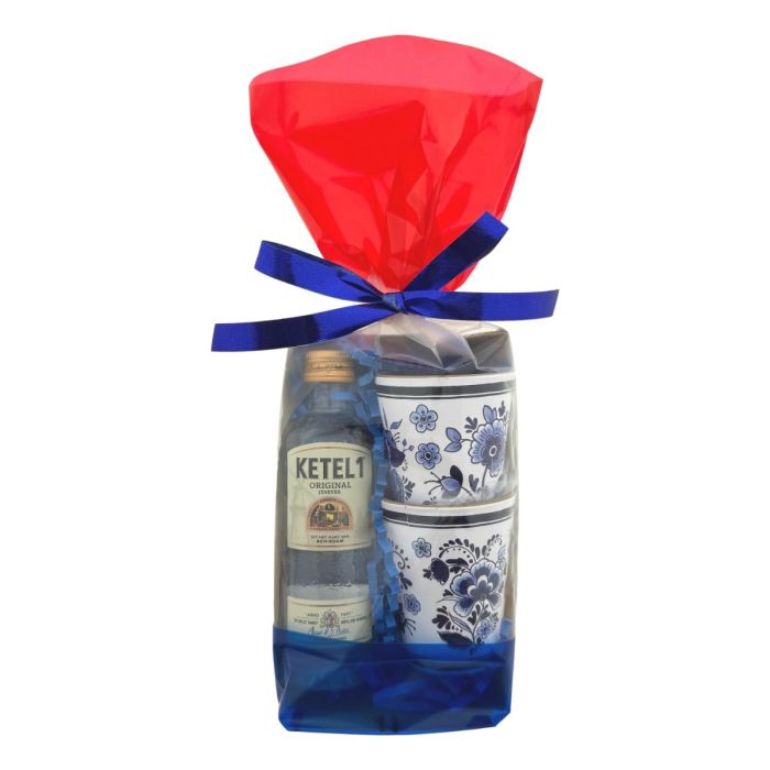 Delft Blue Flowers Shot Glasses 2