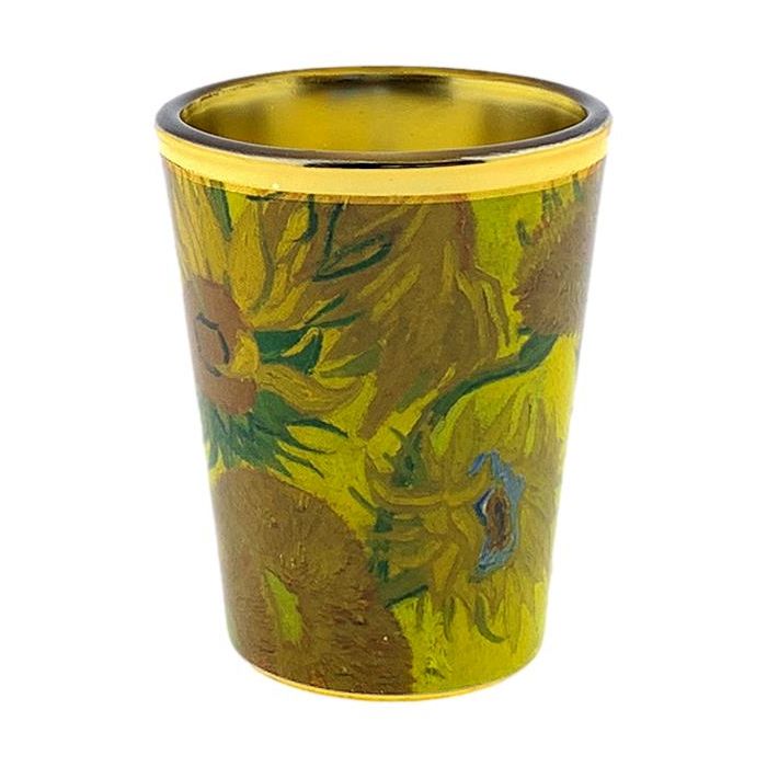Borrelglaasje met Zonnebloemen van Vincent van Gogh
