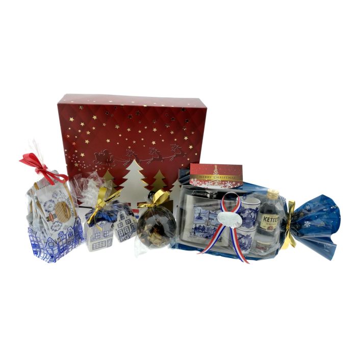 Kerst cadeaupakket "Borrelset"